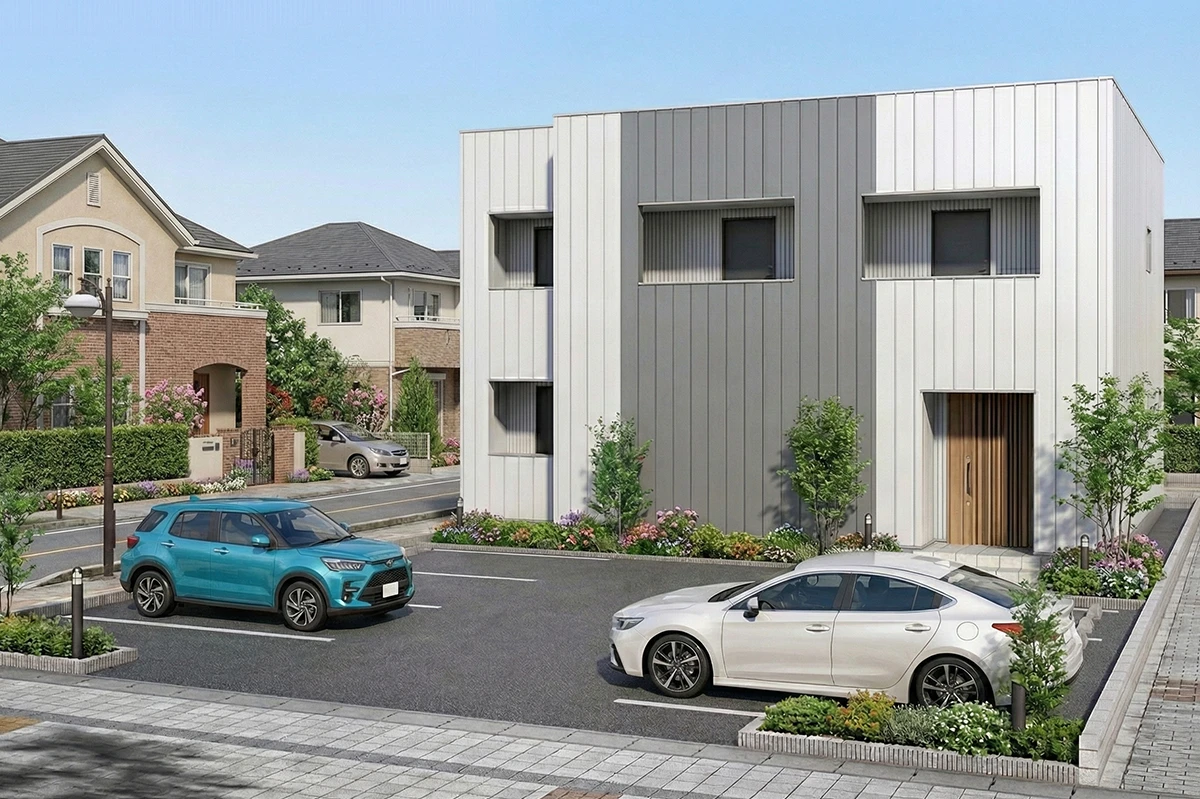 ロフト付き２階建てアパート